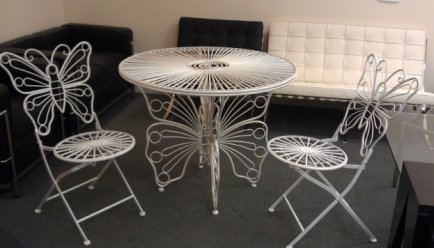 Butterfly dining set