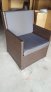 Cottage-chair in brown